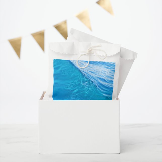 Blue water wave favour bags (Party)