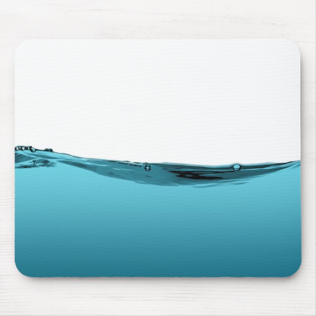 Blue water wave (TBA) Mouse Mat (Front)