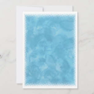 Blue Watercolor Baby Shower Background Invitation