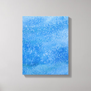 Blue Watercolor Background Canvas Print