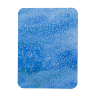 Blue Watercolor Background Magnet