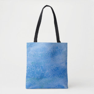 Blue Watercolor Background Tote Bag