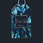 Blue Watercolor Botanical Glam Bridal Shower Favou Gift Tags<br><div class="desc">Blue Watercolor Botanical Glam Bridal Shower Favour Gift Tag.

Customise however you want.Matching items available.</div>