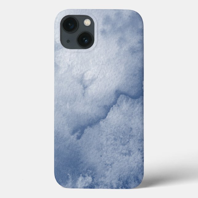 Blue Watercolor Case-Mate iPhone Case (Back)