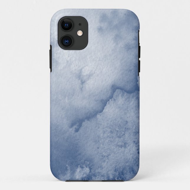 Blue Watercolor Case-Mate iPhone Case (Back)