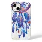 Blue Watercolor Dreamcatcher Modern Boho