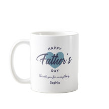 Blue Watercolor Happy Father’s Day Personalised 