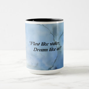 Blue Watercolor Illusion Mug