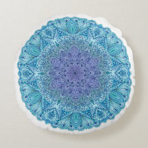 Blue Watercolor Mandala