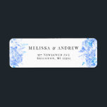 Blue Watercolor Modern Wedding Thank You<br><div class="desc">Blue Watercolor Modern Wedding Thank You</div>