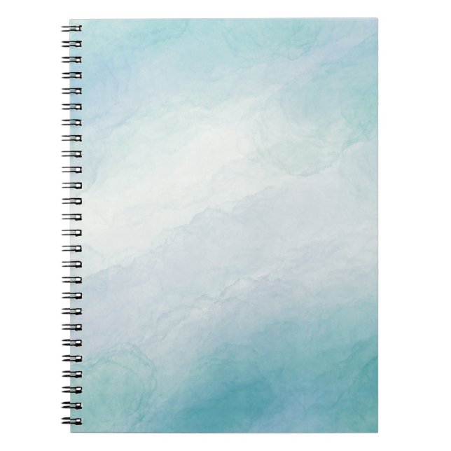 Blue watercolor notebook (Front)