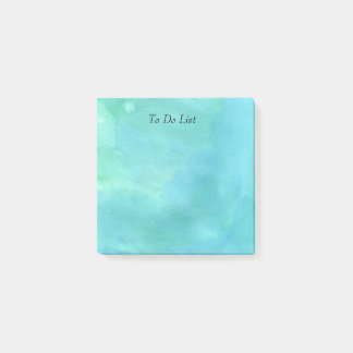 Blue Watercolor Post-it Notes