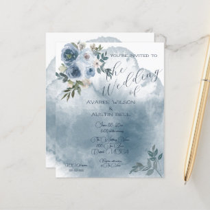  Blue Watercolor Roses