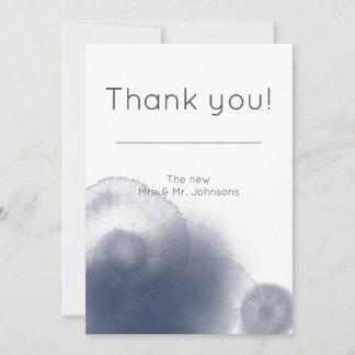 Blue Watercolor Theme Invitation