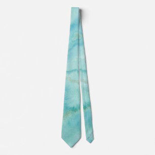 Blue Watercolor Tie