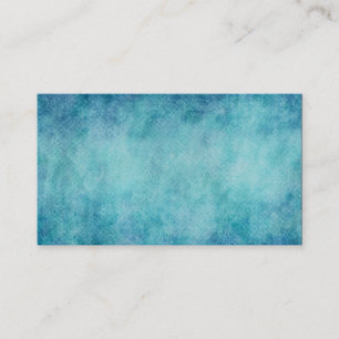 Blue Watercolor Turquoise Paper Background Business Card
