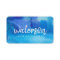 Blue Watercolor + White Script | Business Cards