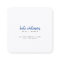 Blue Watercolor + White Script | Business Cards