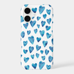 Blue Watercolour Heart