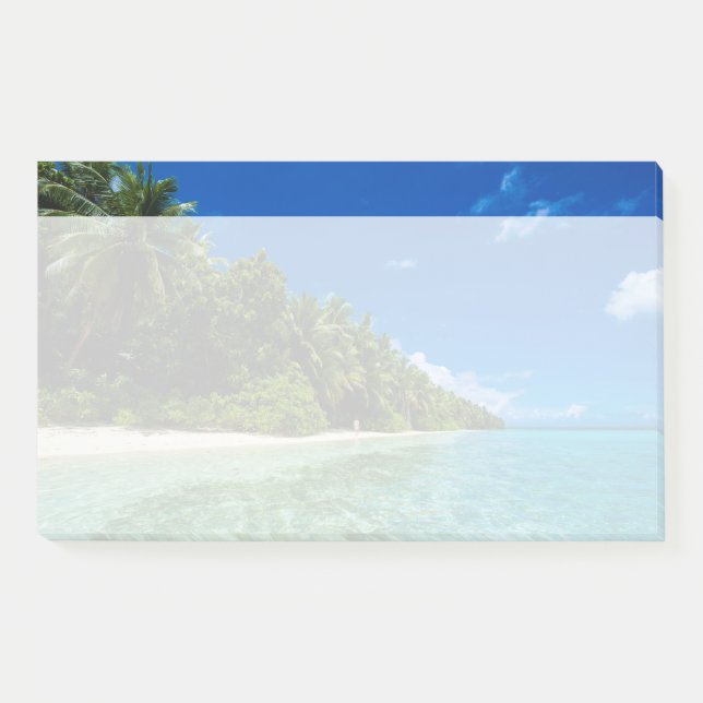 Blue Waters Of A Tropical Beach Post-it Notes (Front)
