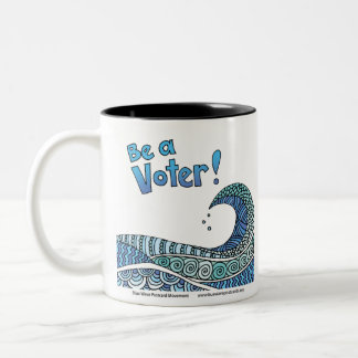 Blue Wave - Be a Voter Mug