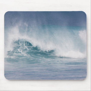 Blue wave crashing, Maui, Hawaii, USA 3 Mouse Mat