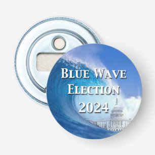 Blue Wave Election 2024 Bottle Opener