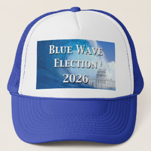 Blue Wave Election 2026 Trucker Hat