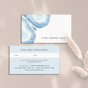 Blue Wave Geode   Appointment Card