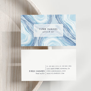Blue Wave Geode Business Card