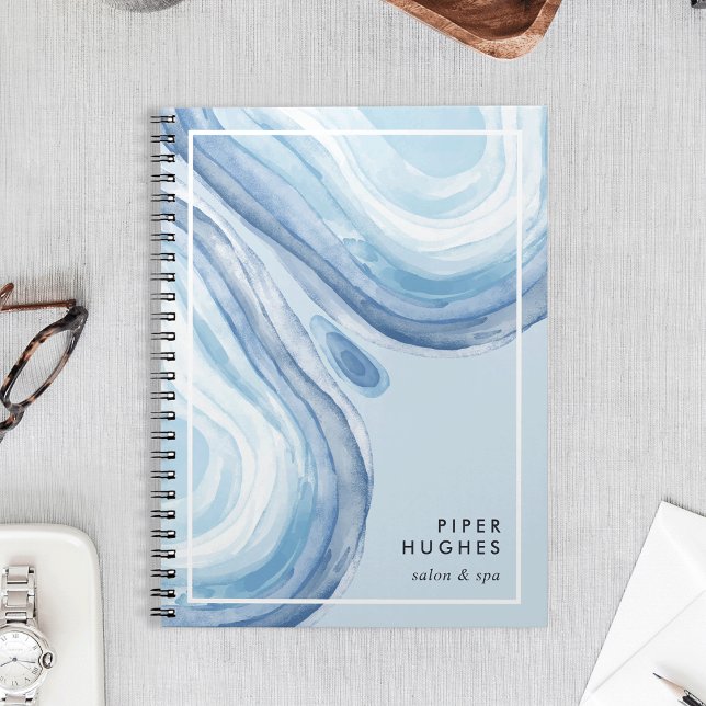 Blue Wave Geode Notebook (Creator Uploaded)