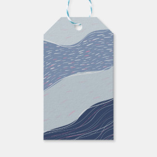 Blue Wave Gift Tags