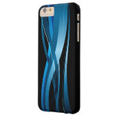 Blue Wave Modern Abstract Pattern Case-Mate iPhone Case (Back Left)