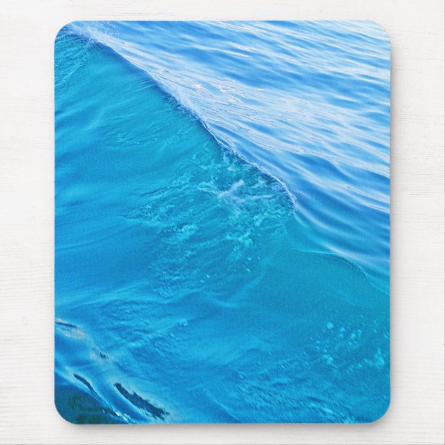 Blue wave mouse mat (Front)