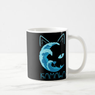 Blue Wave Of Cat Ladies Kamala Cat Typography Alph Coffee Mug