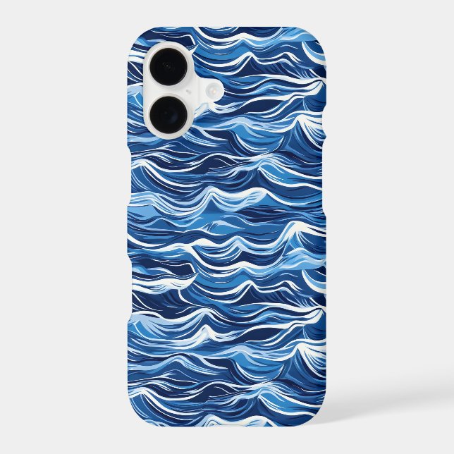 Blue Wave Pattern (Back)