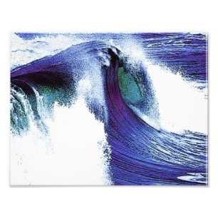 Blue Wave Photo Print
