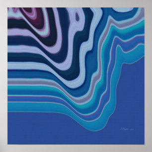 Blue Wave Poster