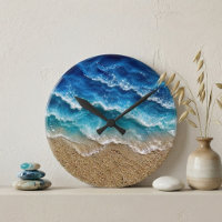 Blue Wave Resin Look Beach Sand Ocean coastal