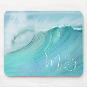  Blue Wave Sea Scene Vacation Vibe Mouse Mat