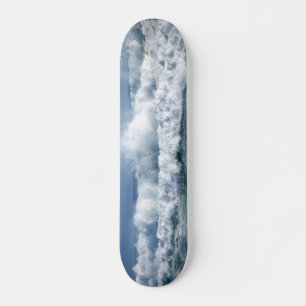 Blue wave skateboard