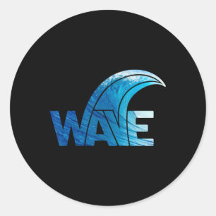Blue Wave Vote Democratic President Resist Trump  Classic Round Sticker