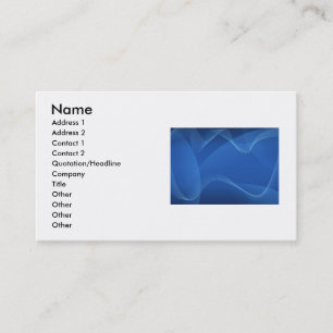 Blue Waves Business Card
