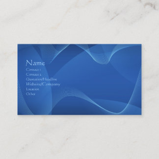 Blue Waves Business Card