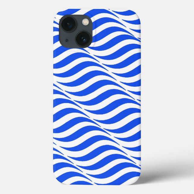 Blue Waves Case-Mate iPhone Case (Back)