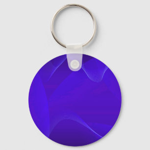 Blue Waves I Key Ring