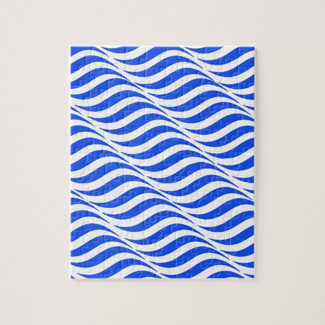 Blue Waves Jigsaw Puzzle (Vertical)