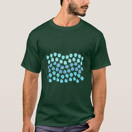 Blue Waves Men's Basic Dark T-Shirt