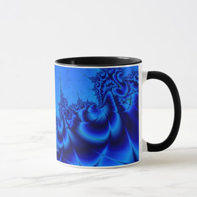 Blue Waves Mug (Right)