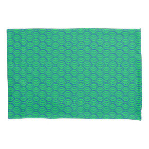 Blue Waves  Pillowcase
